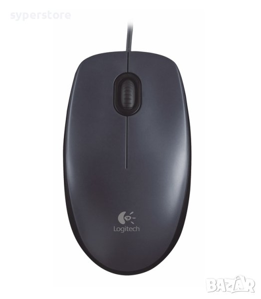 Мишка Оптична Logitech M90 Black USB 3 btn optical mouse, снимка 1