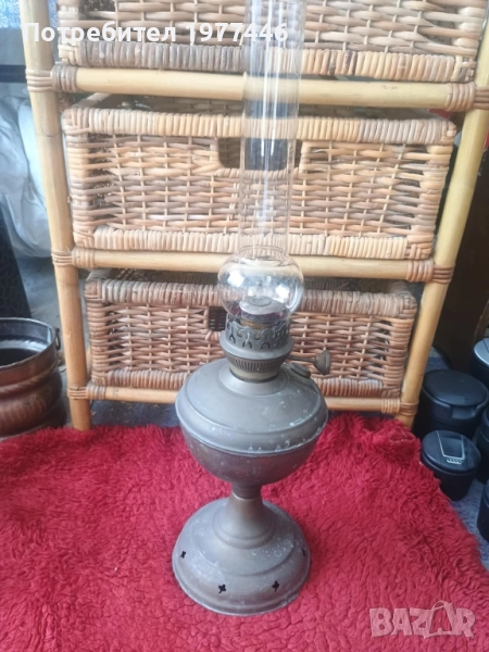 медна газена лампа перфектно състояние , снимка 1