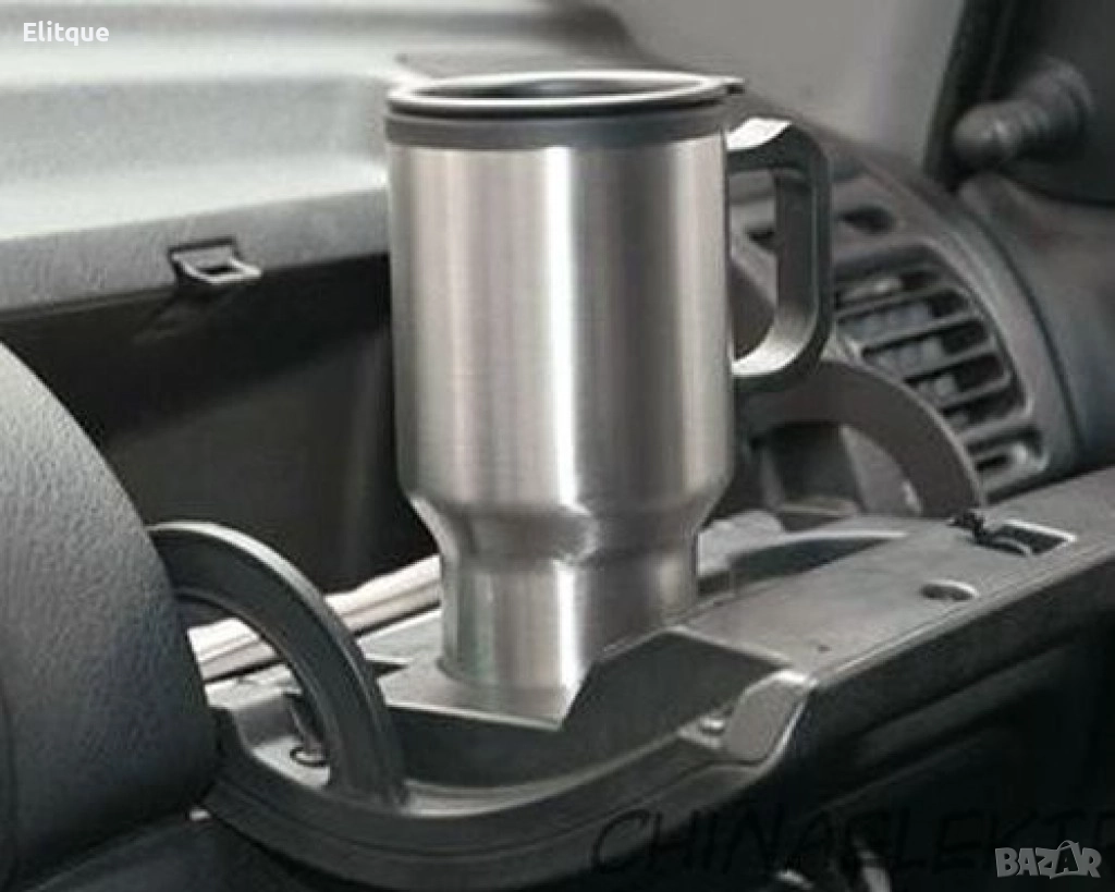 Електрическа чаша за кола с нагревател, снимка 1