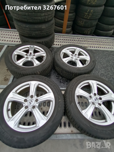 Джанти 17" за Hundai с гуми 225/65/17 Hankook, снимка 1