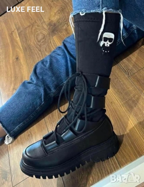 Дамски Ботуши ✨ Karl LAGERFELD , снимка 1