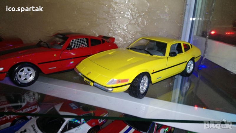 Метални колички 1:18 Ferrari 365 GTB 4 Daytona 1969-2броя, снимка 1