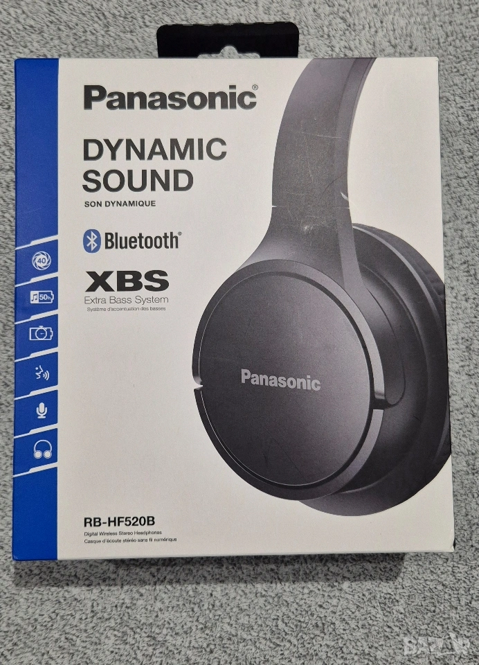 bluetoot слушалки Panasonic rb-hf520b, снимка 1