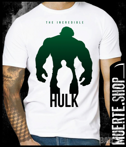 Тениска с щампа THE INCREDIBLE HULK, снимка 1