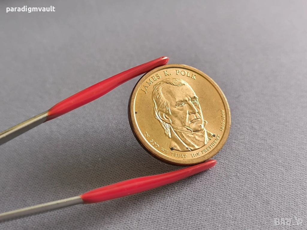 Монета - САЩ - 1 долар (Джеймс Полк) UNC | 2009г., снимка 1