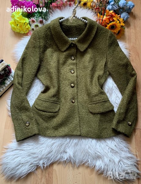 Зелено сако букле, снимка 1