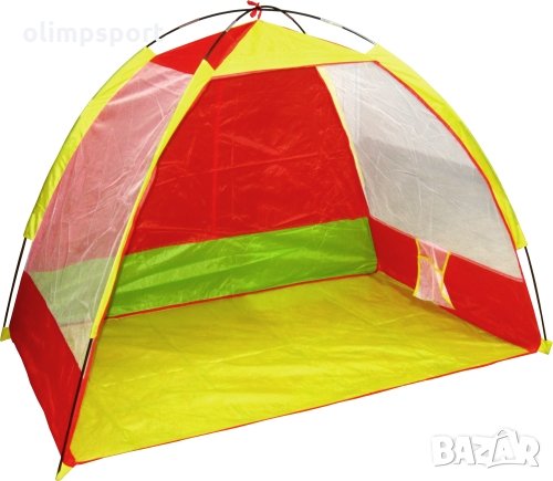 Къщичка за игра (600113) нова Къщичката се разпъва като палатка с помощта на рейки., снимка 1
