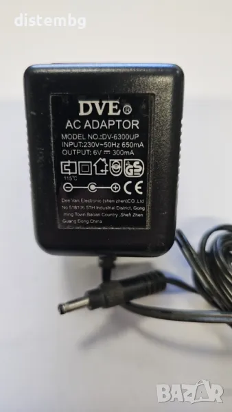 Оригинално захранване DV-6300UP  6V, снимка 1