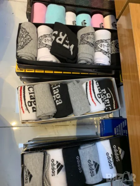 чорапи в кутия balenciaga tommy hilfiger fendi hugo boss versace victoria's secret hermes calvin kle, снимка 1