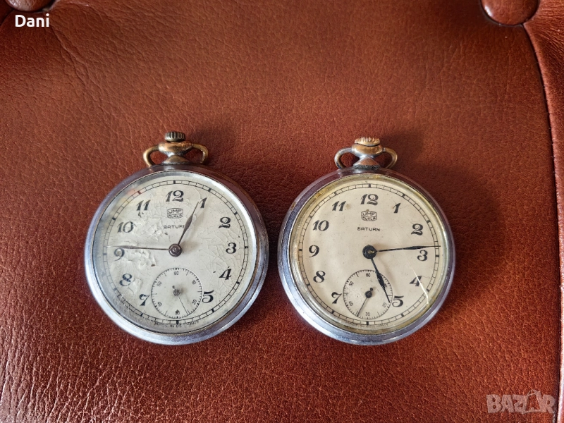 Стар немски джобен часовник "Saturn ", снимка 1