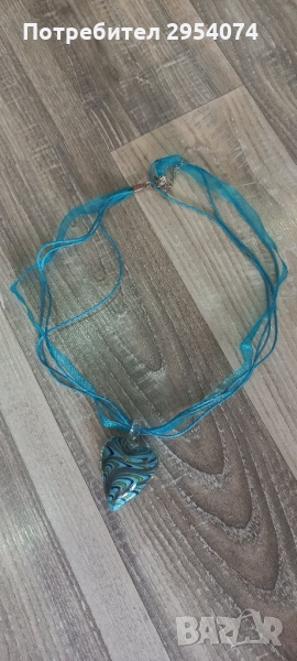 Стъклено сърце 15лв, снимка 1