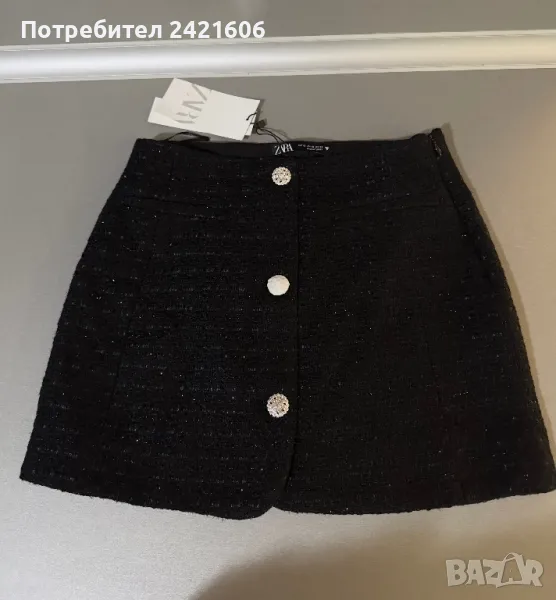 Нова! XS ZARA пола от букле , снимка 1