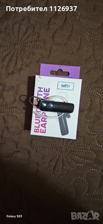 Bluetooth слушалка, снимка 1