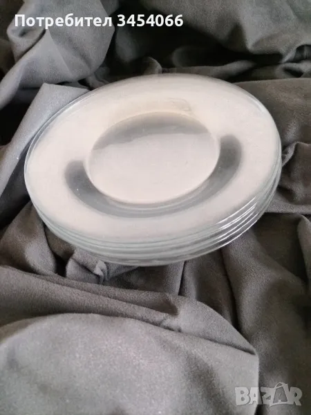 Нови стъклени чинии +купа. , снимка 1