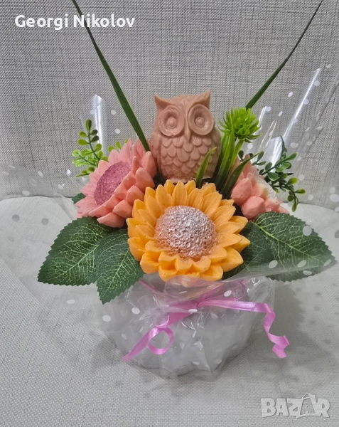 Сапунени цветя - вечна красота, траен мирис, невероятен спомен, ниска цена, снимка 1