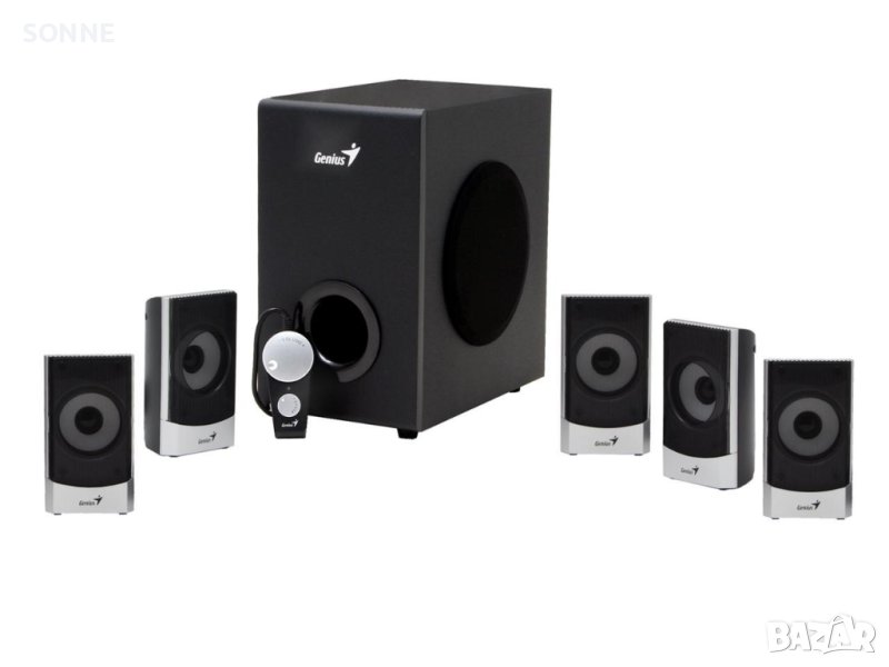 Звукова система - Genius SW-5.1 1500 45 watts 5.1 Speaker System, снимка 1
