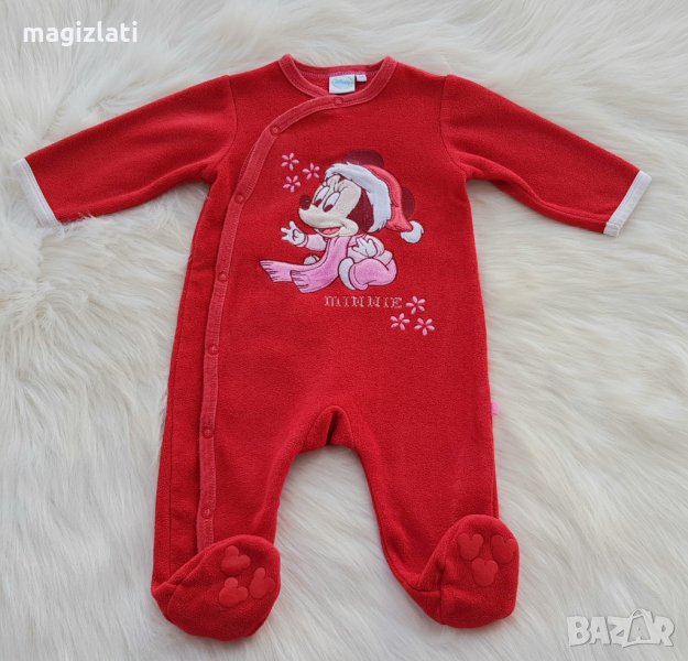 Поларен ромпър Мини Маус 3-6 месеца , снимка 1