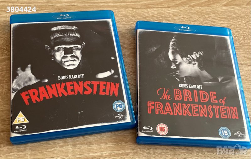 Frankenstein & Bride Of Frankenstein - Blu Ray филми, снимка 1