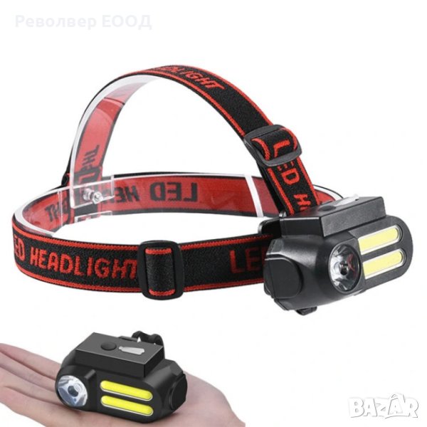 Акумулаторен челник Dual Light NF-611 LED USB зареждане, 4 режима на светене, снимка 1