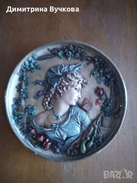 Картина релеф декорация за стена чиния, снимка 1