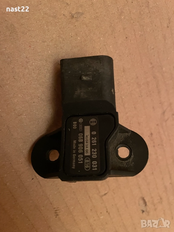 Мап сензор BOSCH 0 261 230 031 VW,SKODA,AUDI/фОЛКСВАГЕН,Ауди,Шкода,Сеат, снимка 1