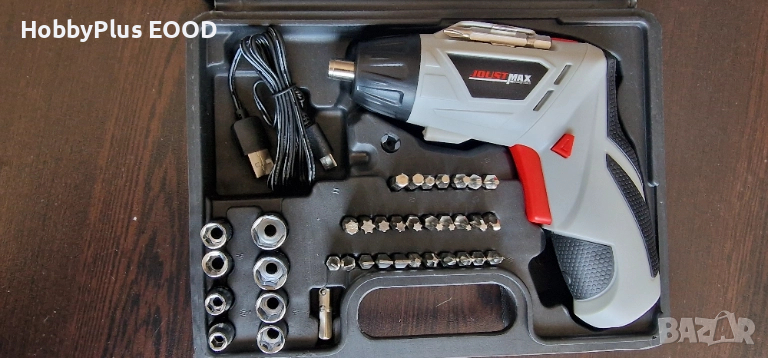 Електрическа отвертка с вградена Li-ion презареждаема батерия, снимка 1