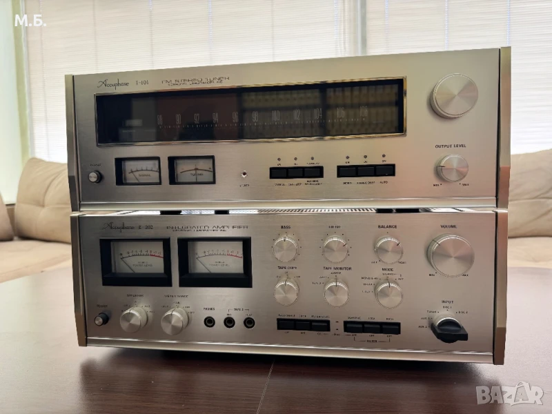 Усилвател Accuphase E-202 и Тунер Accuphase T-101, снимка 1