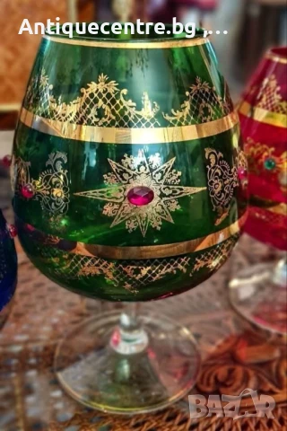  Невероятни, венециански  чаши.  ( големи ). , снимка 2 - Декорация за дома - 50512427