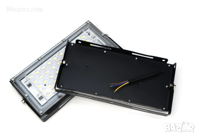2 бр. 50W LED водоустойчив прожектор AC 220V, снимка 3 - Лед осветление - 53612672