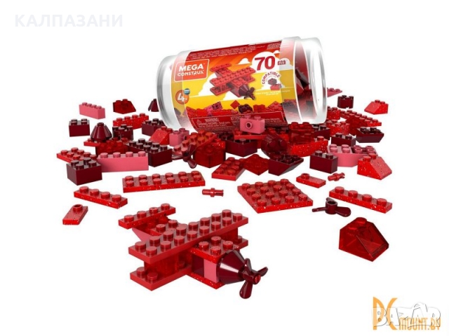 Конструктор Mattel в Туба Лего блокчета асортимент GVM57, снимка 4 - Конструктори - 36036288