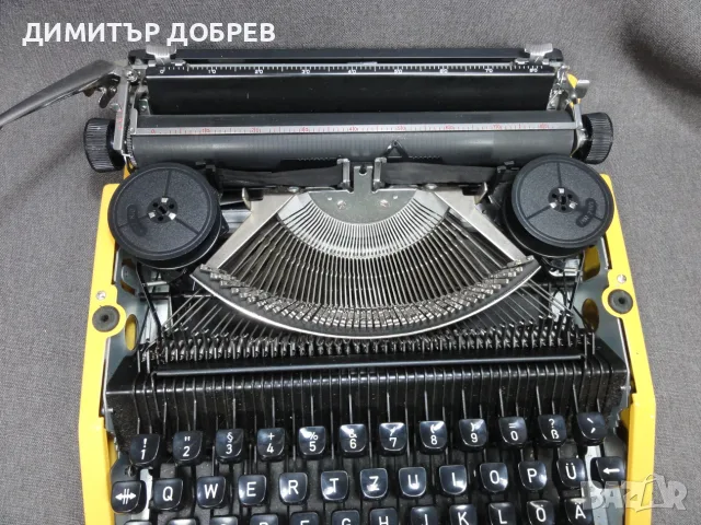 СТАРА РЕТРО ПОРТАТИВНА ПИШЕЩА МАШИНА SILVER-REED SILVERETTE QWERTZ JAPAN, снимка 3 - Антикварни и старинни предмети - 55779874