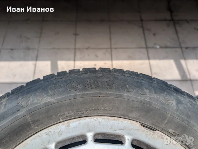 Зимни гуми Firestone и железни джанти audi , снимка 2 - Гуми и джанти - 55722548