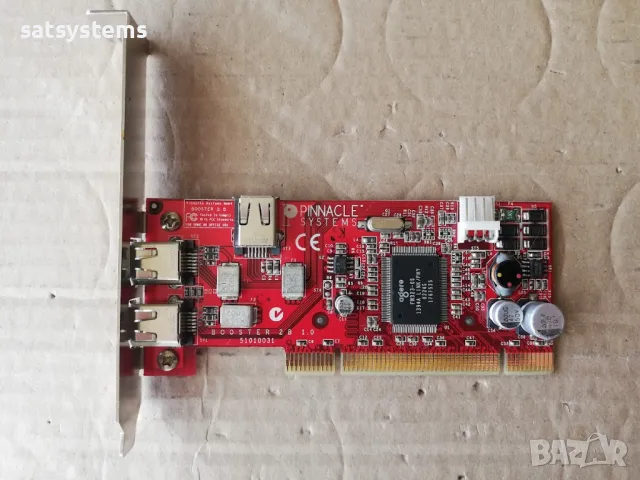 PCI 3-Port 1394 FireWire Adapter Card Pinnacle Booster 2B v1.0