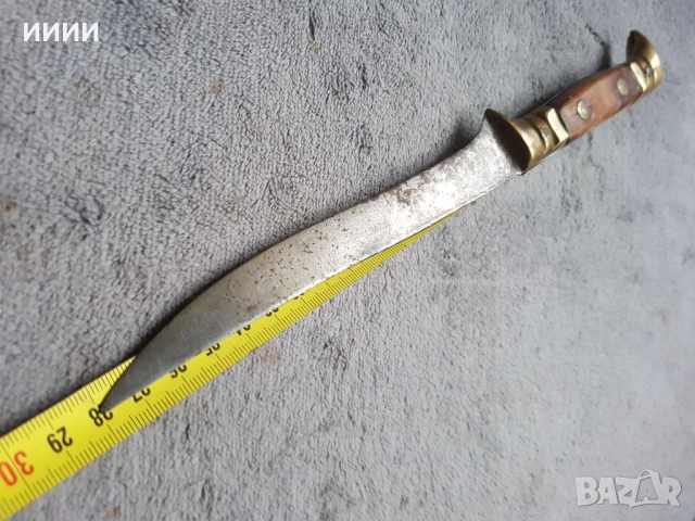 Стар ловен нож , снимка 4 - Антикварни и старинни предмети - 52303705