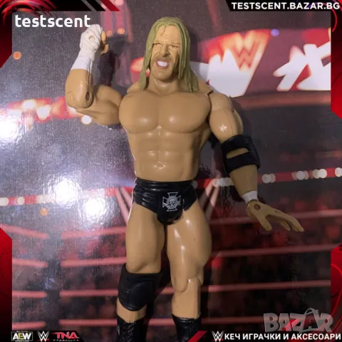 Екшън фигурки WWE Triple H Трите Хикса Jakks Mattel action figures, снимка 2 - Колекции - 48502833