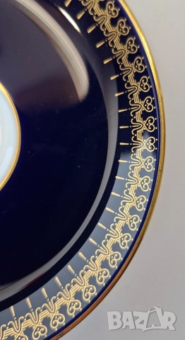 Чаша за кафе - троен сет, кобалтов - Romanov, снимка 4 - Чаши - 53665954