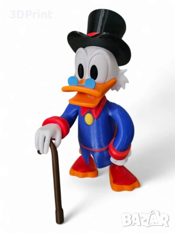 Комплект за оцветяване – 3D фигура Чичо Скрудж + бои и палитра (18 см), снимка 8 - Рисуване и оцветяване - 53651288