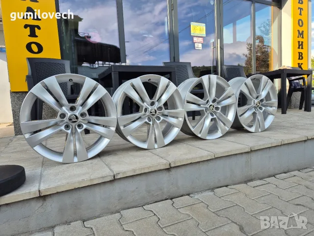 Оригинални Джанти Шкода Karoq 18 цола 5×112, снимка 4 - Гуми и джанти - 56260442