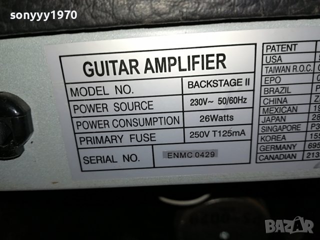 PEAVEY GUITAR AMPLIFIER-ВНОС GERMANY 1302231922, снимка 13 - Ресийвъри, усилватели, смесителни пултове - 39663683