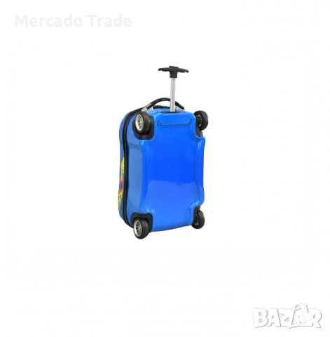 Комплект Mercado Trade, Куфар и раница, За деца, Кола, Син, снимка 5 - Кенгура и ранички - 40183176