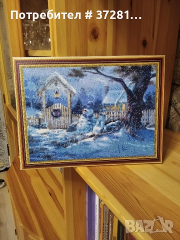 Диамантени гоблени готови изработени размер 30/40см с рамка., снимка 6 - Декорация за дома - 51722026