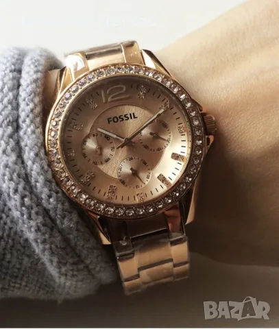 Дамски часовник Fossil RILEY, снимка 5 - Дамски - 56088269