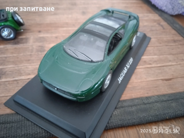  Jaguar SS 100 roadster на Solido и XJ 220 на del prado, 1/43, снимка 10 - Колекции - 32045476
