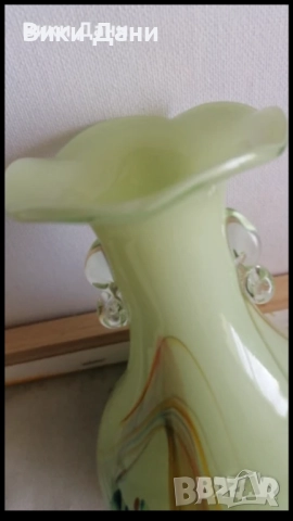 вази Морано с дръжки уши, снимка 9 - Вази - 38839556