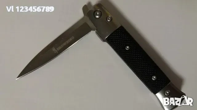 Полу-автоматичен нож 70х170 - Browning, тип стилето, снимка 2 - Ножове - 53815628