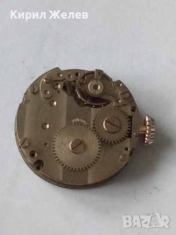 Механизъм с циферблат от стар ръчен часовник 51420, снимка 3 - Мъжки - 52270377