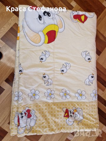 Спален комплект- олекотена завивка, долен чаршаф, калъфка