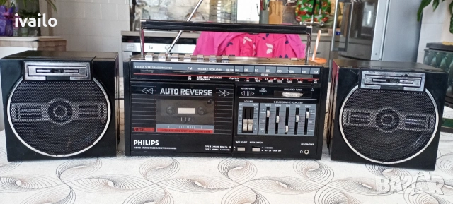 PHILIPS-D8469-BoomBox Радиокасетофон!, снимка 3 - Ресийвъри, усилватели, смесителни пултове - 53523285