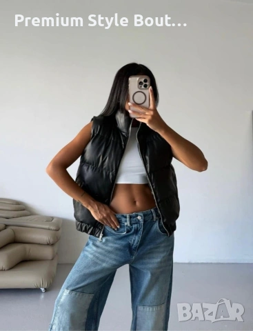 кожен елек , снимка 3 - Елеци - 53744293