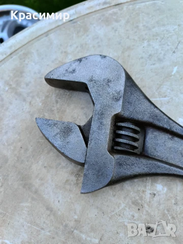 Раздвижен шведски ключ "BAHCO" 18" отлично състояние, снимка 4 - Ключове - 50549324